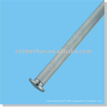 curtain accessories-metal curtain end cap (small size) for round bottom rail of roller blind-window covering component